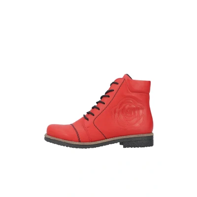 Afbeelding van Rieker Dames 73504 enkellaarzen, rood, 38 EU, EU
