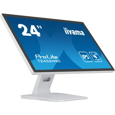 Afbeelding van Iiyama 24 WHITE Bonded PCAP Touchscreen monitor Energielabel: E (A G) 60.5 cm (23.8 inch) 1920 x 1080 Pixel 16:9 14 ms HDMI, DisplayPort, USB 3.1 Gen 1 IPS