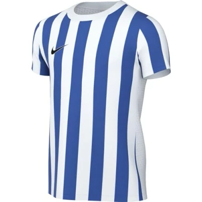 Afbeelding van Nike Uniseks Kind Short Sleeve Top Y Nk Df Strp Dvsn Iv Jsy Ss, Wit/Koningsblauw/Zwart, CW3819 102, XL