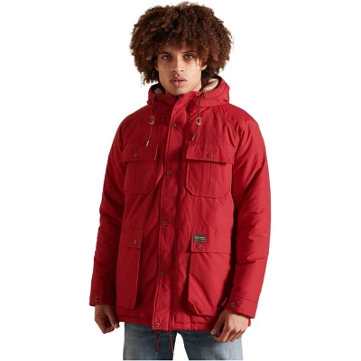 Afbeelding van SUPERDRY Mountain Padded Parka Mannen Rood Maat XL