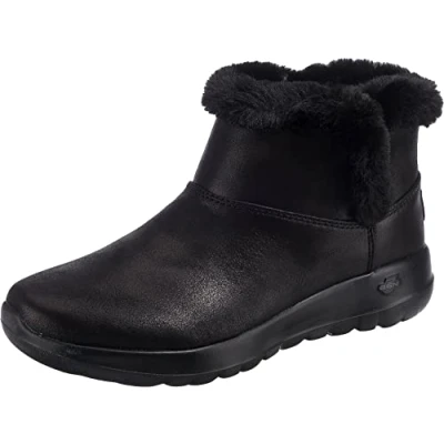 Afbeelding van Skechers ON Thego Korte laarzen black, Dames, Maat: 37, Black Hoogwaardig imitatieleer