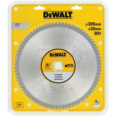 Afbeelding van DeWalt Accessoires Cirkelzaagblad Aluminium Stationair 305x30x80T 2.5/3.2 TCG 5 DT1916 QZ