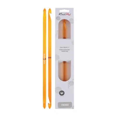 Afbeelding van Knit Pro KP51428 10,00 mm dubbel einde traditionele Tunesische haakhaak, meerkleurig
