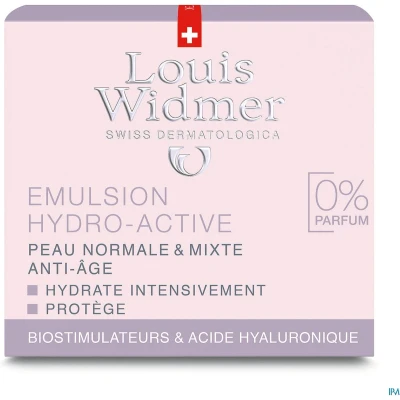 Afbeelding van Widmer Dag Hydro active Emulsie N/parf Pot 50ml