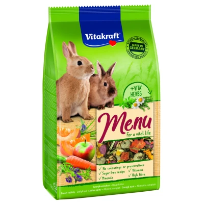 Afbeelding van Vitakraft Menu Vital Dwergkonijn Konijnenvoer 1 kg