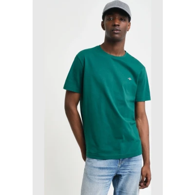 Afbeelding van GANT REG Shield SS Tshirt basic, Heren, Maat: XXL, Grün deep forest green