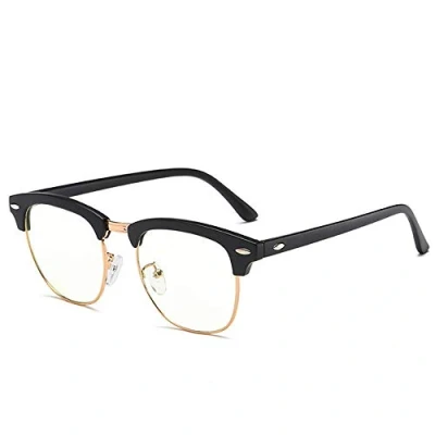 Afbeelding van LNTICB® Blauw licht blokkerende bril computer leesbril retro montuur anti UV transparante lens ogen vermoeidheid professioneel unisex voor smartphone schermen tv