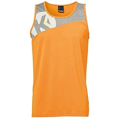Afbeelding van Kempa Core 2.0 Singlet Fel Oranje Donker Grijs Melange Maat 3XL