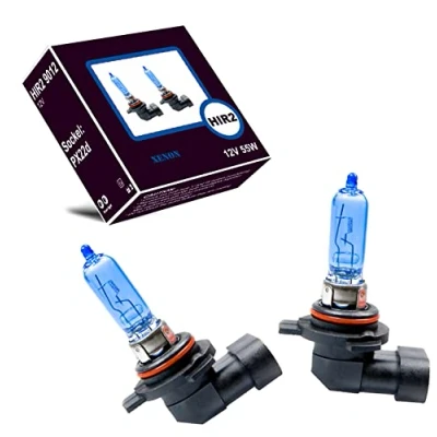 Afbeelding van LIGHTWORLD24 2 x HIR2 9012 Halogeenlamp 12V 55W Xenon Wit Dimlicht Grootlicht Mistlamp Dagrijverlichting Auto Lamp Vervanging Socket Px22d