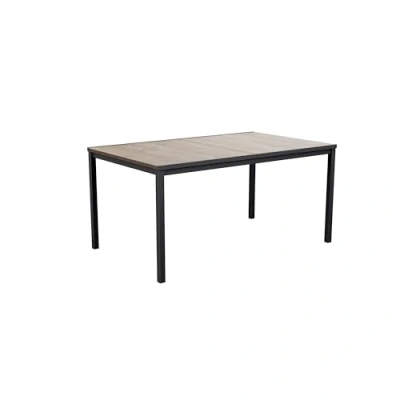 Afbeelding van Leen Bakker Tuintafel Porto Metaal/kunst 75x160x95cm Tuinmeubelen Bruin Kunststof Keter