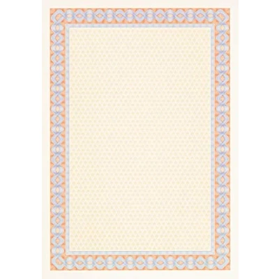 Afbeelding van Decadry Certificaat / Diplomapapier A4 Spiraal Oranje 70 vel