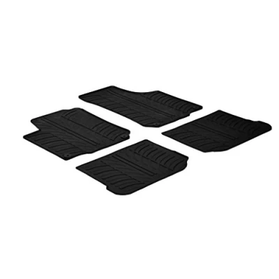 Afbeelding van Gledring Rubbermatten passend voor Volkswagen Golf IV 5 deurs/Bora/Beetle &amp; Seat Leon/Toledo 1M Skoda Octavia I (T profiel 4 delig + montageclips)