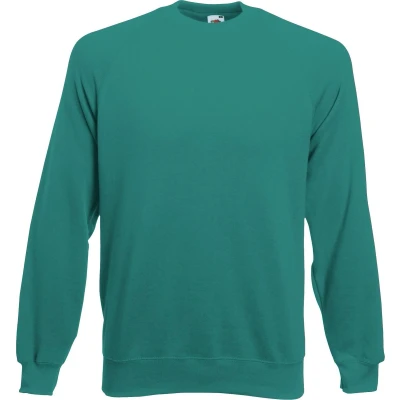 Afbeelding van Fruit Of The Loom Kind/ Kinderen Unisex Raglan Mouwen Sweatshirt (Emerald)