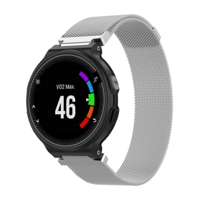 Afbeelding van Garmin Forerunner 220 / 230 235 620 630 735 (XT) Milanese bandje Small Zilver
