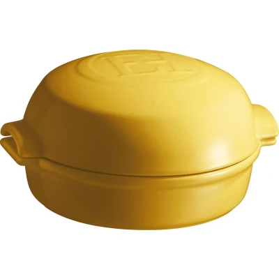 Afbeelding van Emile Henry Cheese Baker 19,5 X 17,5 10 Cm 550 Ml Keramiek Geel