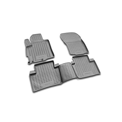 Afbeelding van Rubber matten element Maatwerk vloermatten MITSUBISHI Outlander XL 2005 2010 2012 4 stuks