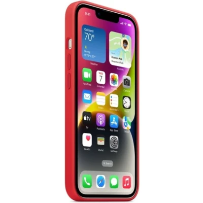 Afbeelding van Apple Silicome Case + MS iPhone 14 Plus (PRODUCT)RED