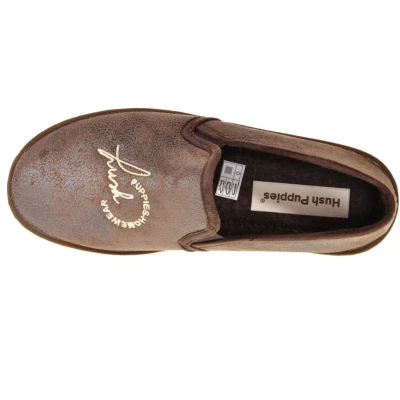 Afbeelding van Hush Puppies Heren bruin donker pantoffels &amp; slippers maat 40