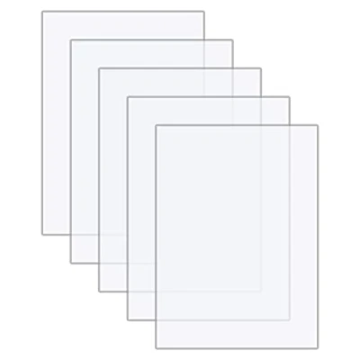Afbeelding van DARENYI 5 Stuks Transparante Clear Acryl Vellen 15x10cm