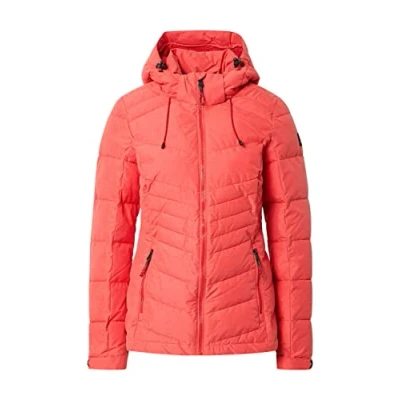 Afbeelding van killtec Women&#039;s Gewatteerd jack met afritsbare capuchon KOW 149 WMN QLTD JCKT, raspberry, 42, 37420 000