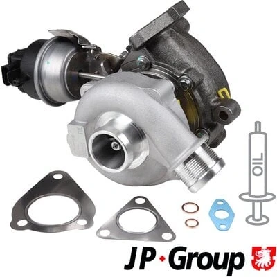 Afbeelding van JP GROUP 1117405700 Turbocharger Uitlaatgasturbo incl. Magnetische koppeling AUDI: A4 B7 Avant