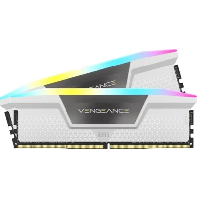 Afbeelding van Corsair DDR5 Vengeance RGB 2x16GB 6400 White