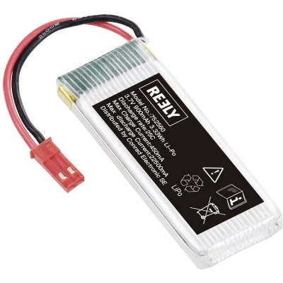Afbeelding van Reely LiPo accupack 3.7 V 900 mAh Aantal cellen: 1 25 C Softcase BEC