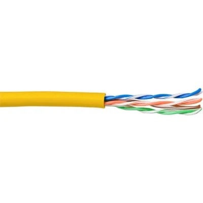 Afbeelding van ACT CAT5E U/UTP soepel patch geel 100 m