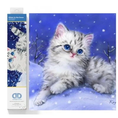 Afbeelding van Diamond Dotz Kitten In The Snow 4.345