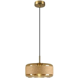 Afbeelding van Slv pantilo rope 27 pendelarmatuur 250cm e27 15w goud 1007599