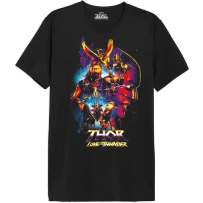 Afbeelding van Marvel METLATMTS015 T shirt, zwart, M, M