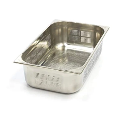 Afbeelding van Maxima Gastronorm Bak 1/1 GN 15 cm Diep RVS Geperforeerd Bakken