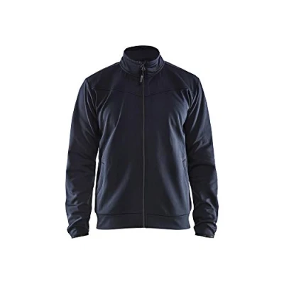 Afbeelding van Blaklader Service sweatshirt met rits 3362 2526 Donker marineblauw/Zwart 4XL