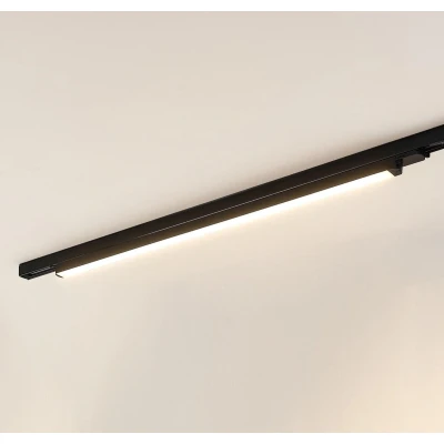 Afbeelding van Arcchio railverlichting kunststof, aluminium H: 5.2 cm zwart (RAL 9011)