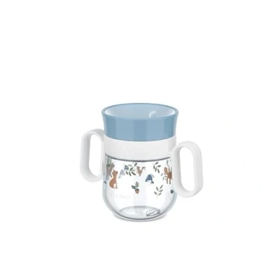 Afbeelding van Mepal Mio 360 drinkbeker 200 ml Makkelijk vast te houden Kinderservies Forest Friends