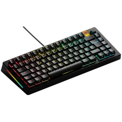 Afbeelding van Glorious Gaming GMMK 3 HE 75% Prebuilt toetsenbord Gamen USB AZERTY Frans Zwart