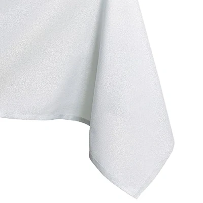 Afbeelding van AmeliaHome tafelkleed lotuseffect waterafstotend linnenlook Wit Empire 110x180 cm
