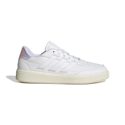 Afbeelding van adidas Dames Courtblock Shoes, Cloud White/Cloud White/Off White, 40 2/3 EU