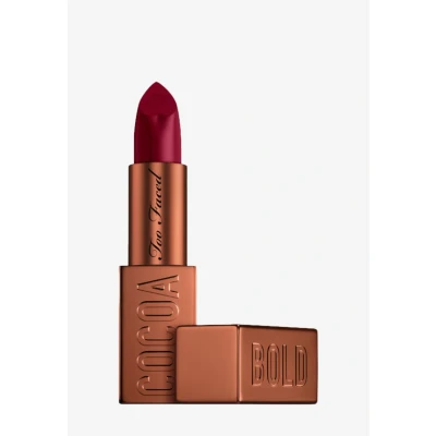 Afbeelding van Too Faced Cocoa BOLD Lipstick Lippenstift, Dames, Maat: 3.3 g, Triple fudge