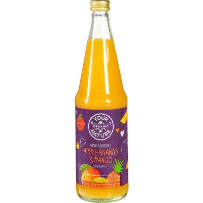 Afbeelding van Your Organic Nat Vruchtensap Appel Ananas Mango Bio, 700 ml