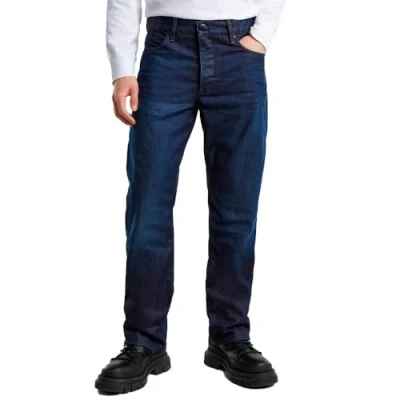 Afbeelding van G STAR Dakota Straight leg jeans, Heren, Maat: 31x32, Worn in frisian night