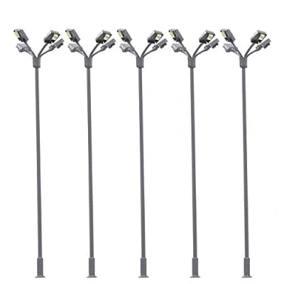 Afbeelding van 5 stuks straatlampen tuinlampen verlichting lampen 00 / H0 LSL04 EU