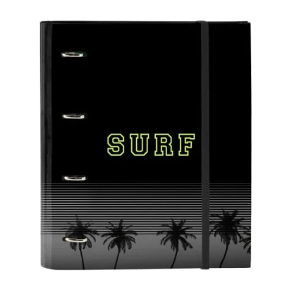 Afbeelding van Ringmap Safta Surf A4 Zwart (27 x 32 3.5 cm)