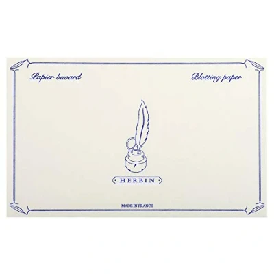 Afbeelding van J.Herbin 25500T wispapier verpakking (met 10 vellen, ideaal voor kalligrafie) wit 12 x 16 cm