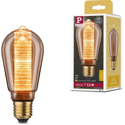 Afbeelding van Paulmann 28830 LED lamp E27 3.6 W Goud (Ø x h) 64 mm 142 1 stuk(s)