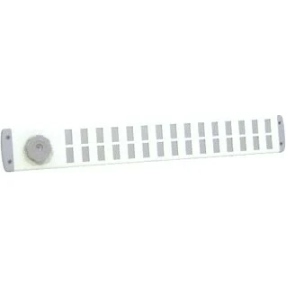 Afbeelding van Nedco Bold Line schuifrooster alum. 500 x 65 mm wit