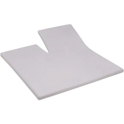 Afbeelding van Split Topper Hoeslaken Cinderella Light Grey (Badstof) 180 x 200/210 cm