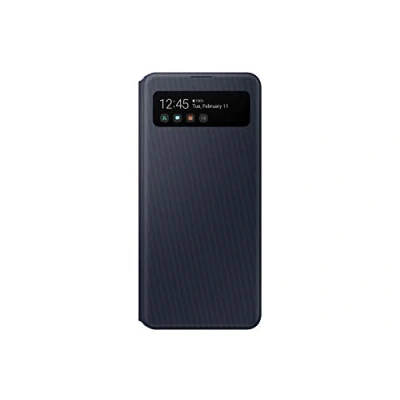 Afbeelding van Samsung Galaxy A41 Hoesje Kunststof Bookcase Zwart Telefoonhoesje