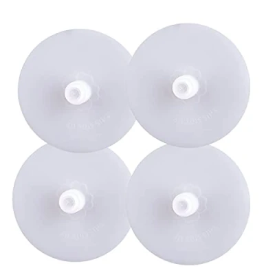 Afbeelding van 4 Pack Airlock Augurk Pijp Siliconen Waterloze Deksels voor Brede Mond Transparante Gisting Cap Mason Jar