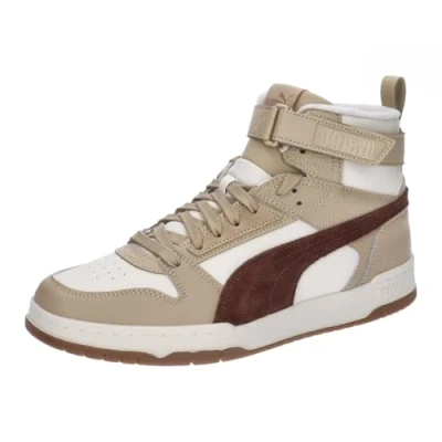 Afbeelding van PUMA Unisex Rbd Game WTR Sneaker, Alpine Snow Haute Coffee Team Goud, 38.5 EU
